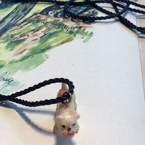 VINTAGE 1940’s CRACKER JACK CELLULOID CHARM PRIZES, SET of 5, 4 dogs, 1 horse - Picture 4 of 16